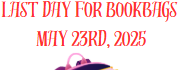 Last day for Bookbags